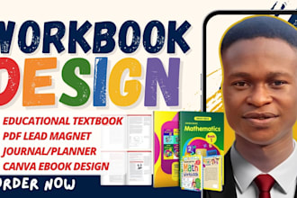 do workbook design, educational workbook, educational textbook, pdf lead magnet