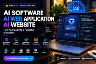 ai website development as full stack ai software developer plus ai integration