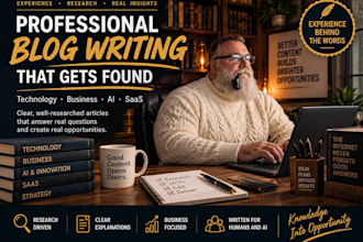 write a professional technology, saas, or business blog article
