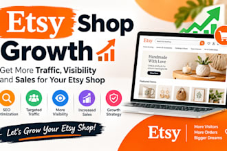 promote your etsy shop to increase traffic and sales
