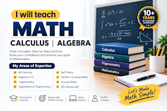 teach math calculus algebra