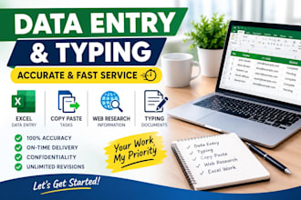 do data entry and typing work