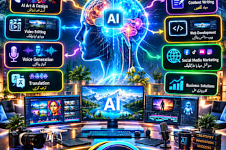 create stunning ai art ,banners and videos