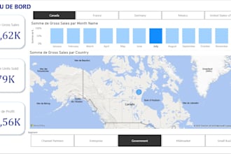 create professional power bi dashboards and business reports
