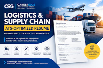 ats optimized logistics and supply chain resume