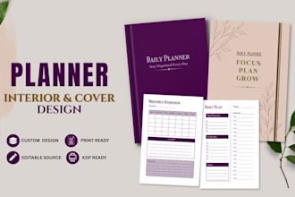 design prayer journals, planners, workbooks, and covers for KDP