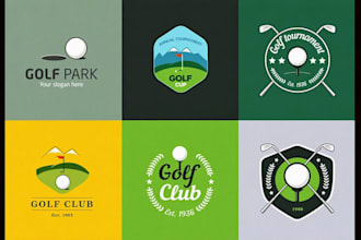 design a memorable professional golf club logo with full copyright