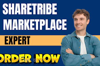 setup sharetribe marketplace develop sharetribe mvp website landing page and seo