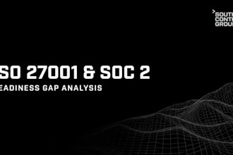 conduct an iso 27001, soc 2, and ai governance gap analysis