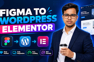 do figma to wordpress or figma to elementor using elementor pro