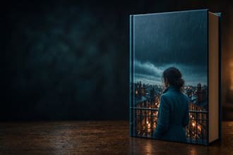 create cinematic book cover and concept art