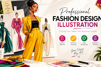 be your fashion illustrator, mens wear, clothing fashion design