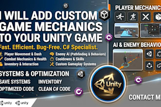 add new mechanics to your unity 2d or 3d game