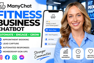 build a manychat chatbot for your fitness business