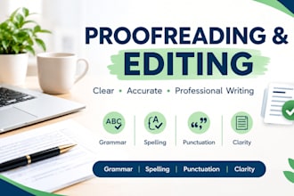 professionally proofread and edit your english document