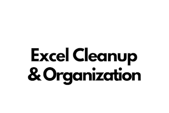 clean up and organize your excel spreadsheet