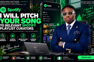 pitch your song to relevant spotify playlist curators