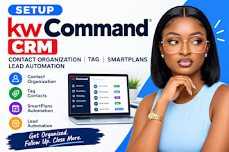 setup kw command CRM contact organization tag smartplans lead automation