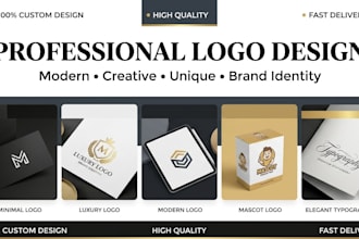 design and create a professional premium luxury logo
