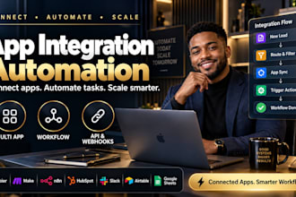 integrate hubspot crm zapier make n8n workflow albato api webhooks rest api