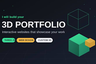 create professional stunning  portfolio