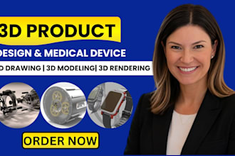 do 3d medical device models for prototype and medical modeling in solidworks