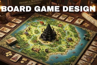 design board game design tabletop game card box rulebook tarot card game design