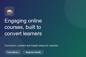 create premium online course, course curriculum for educators to launch faster