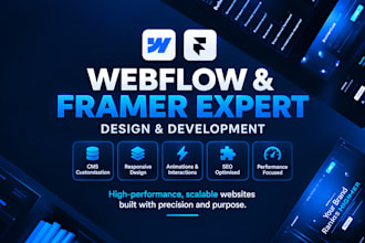 develop webflow website design figma to webflow framer website development