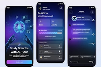 develop ai tutoring app for schools, teachers and education businesses