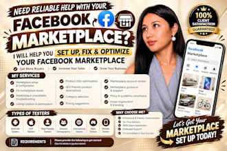 fix facebook marketplace issues, setup fb marketplace product listing