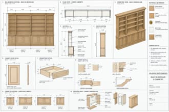 create detailed millwork, casework, cabinetry, and joinery shop drawings