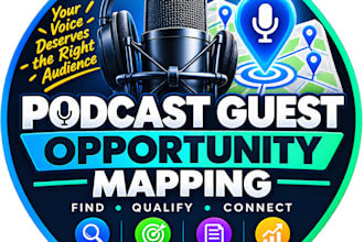 find niche podcasts and build your targeted guest opportunity map