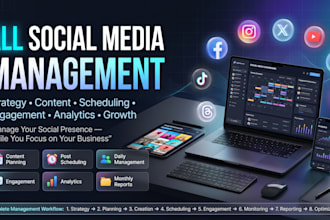 be your social media manager and content strategist