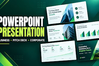 design powerpoint business presentation pitch deck corporate slides