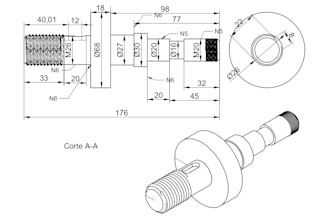 make mechanical drawings for metalworking pieces