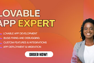 build lovable app, fix bugs, deploy lovable app, supabase
