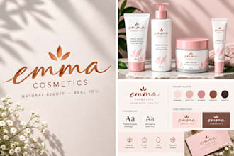 design a luxury cosmetic and beauty brand identity