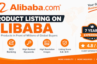create SEO optimized alibaba product listing, bulk posting
