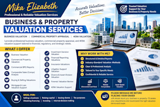 do CPA,business valuation,commercial bpo or valuation appraisal, 409a valuation