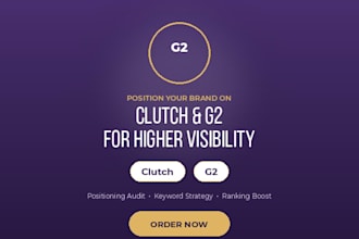 position your brand on clutch and g2 for higher visibility