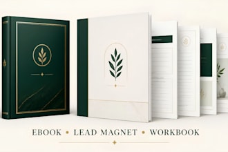 design canva ebooks, lead magnets and workbooks for coaches