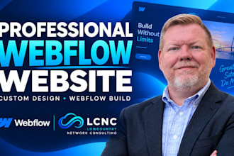 build a professional webflow website for your business