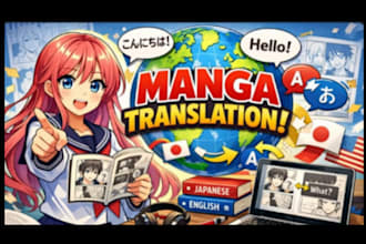 translate manga , manhwa , or comics
