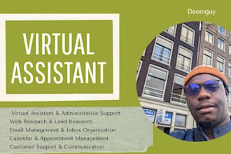 be your virtual assistant and virtual customer support