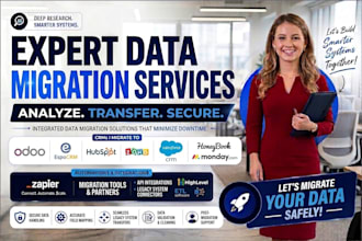 migrate data to odoo espo crm hubspot zoho crm salesforce honey book monday crm