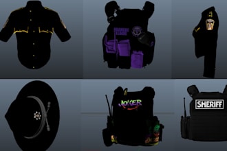 create custom fivem eup clothing, uniforms and gta rp outfits