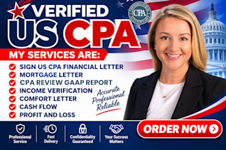 cpa review letter financial statement prepare notary letter gaap report US CPA