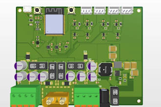 design custom robotics pcb motor controller sensor and embedded control board