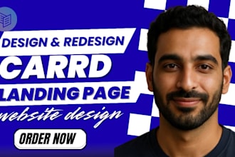 design a carrd saas or ai startup landing page for your product launch